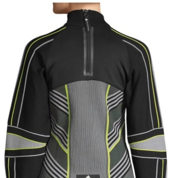 Adidas by Stella McCartney Run Geometric Turtleneck Pullover size L - Picture 6 of 9